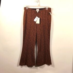 Industry brown and black Flare Pants size Large NWTG